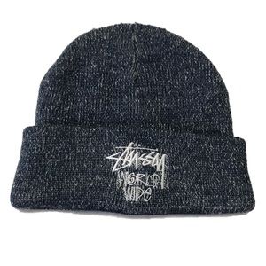 Blue Stussy Beanie Hat